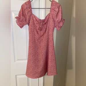 Light pink floral dress, size M/6